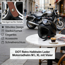 Retro motorradhelm quadhelm - retro,
