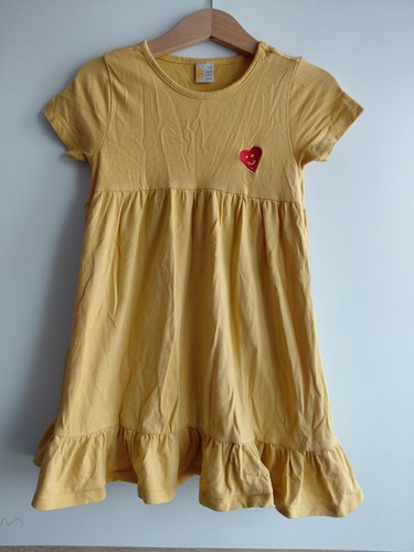 Kleid 104 senfgelb - gr., 98/104