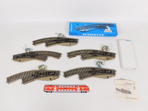 Märklin 5x bogenweiche - h0,