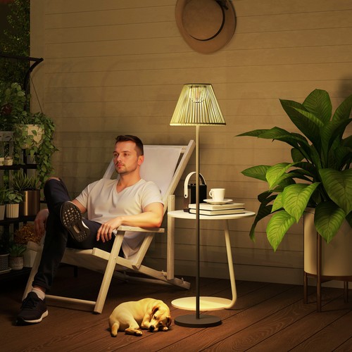 Outsunny solar stehlampe - outsunny,