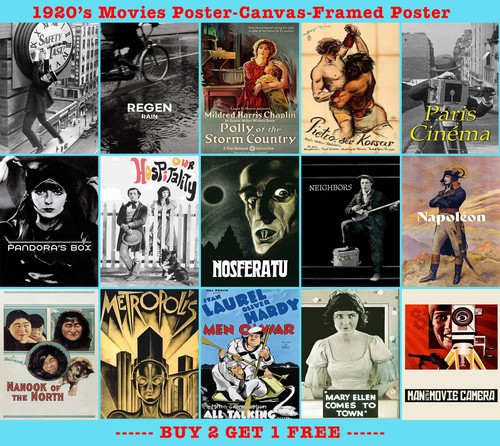 1920er retro filmplakate - retro,