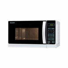 Sharp R-642WW 20 L weiß Grillmikrowelle 20L Garraum Mikrowelle/Grill 800W/1000W