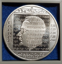 10 Euro Zuse 2010 Karlsruhe G Silber Bankfrisch