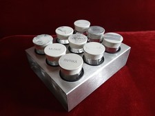 Gewürzständer Gewürzregal mit 9 Gewürzgläsern für Schublade o. Wandmontage