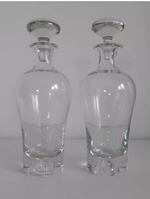 2 Whisky Likör Glaskaraffen Karaffen Karaffe Glaskarraffe wie neu  Glasstöpsel