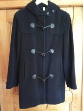 Christian Berg (P&C) Dufflecoat, Gr.36, Dunkelblau, 70% Wolle, frisch gereinigt