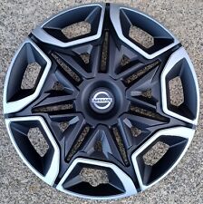 4 Alu-Design Radkappen 15 Zoll VARIDO schwarz/silber für Nissan