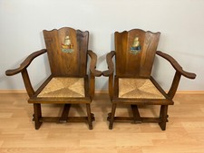 Paar alte sessel aus holz - paar,