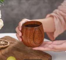 6x  Holzbecher  ,Trinkbecher