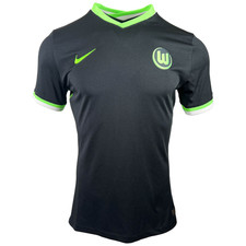 Nike VFL Wolfsburg Trikot Away Wölfe Ohne Sponsor Saison 2020/2021 XL Schwarz