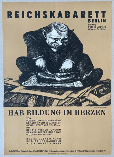 Plakat poster reichskabarett - plakat,
