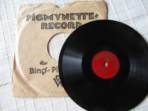 Pigmynette schellack platte - 1,