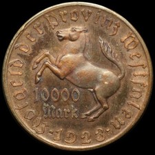 NOTGELD - INFLATION: 10000