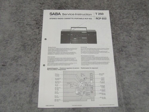 Schaltplan service manual für - manual,