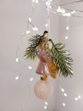 Weihnachtsdekoration Christbaumschmuck Glas Engel/Stern/Kugel-Hänger