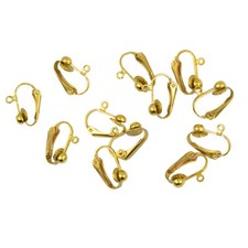 12x vergoldete Clip auf