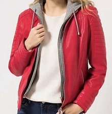 STRANDFEIN Lederjacke