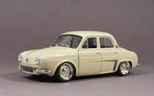 Renault Dauphine beige 1958 Sportstahlfelgen Alufelgen 15 Zoll Umbau 1/18