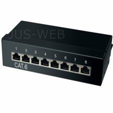 CAT.6 8-Port Patchpanel LSA