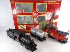 LGB 70423 Zugset Santa Fe mit Dampflok und 2 Güterwagen, guter Zustand, mit OVP
