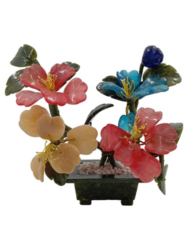 Dekofigur bonsai baum bunt - dekofigur,