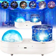 Kinder Sternenhimmel Projektor Nachtlicht LED Sternenlicht Lampe mit 6 Themen