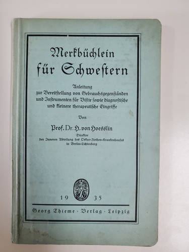 Merkbuchlein für schwestern - merkbuchlein,