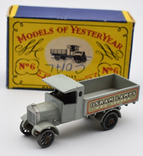 Matchbox MoY Yesteryear Y6 AEC Type Lorry Osram, Issue 3. Box A. Lesney England