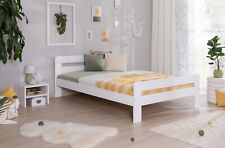 ANGEBOT Doppelbett "Bert" B-WARE Kiefer massiv 140 x 200 weiß Bett