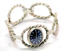 Carl F. Bucherer Sterling Silber 925 Handaufzug Damen Armbanduhr um 1965