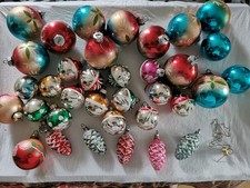 Weihnachtskugeln -zapfen Weihnachtsschmuck DDR RETRO