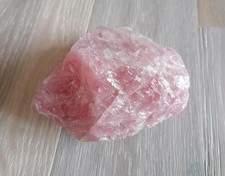 Rosenquarz Rohstein z. B. als Computerstein, Wasserstein, Heilstein, Deko, 853g
