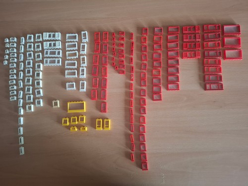 Lego 143 fenster - 20, türen