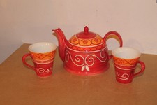 Teekanne mit bechern - mit, 2
