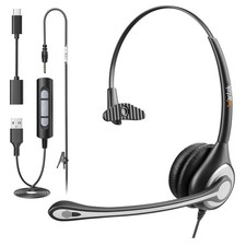 PC-Headset mit Mikrofon USB