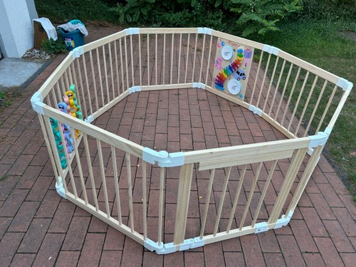 Baby laufstall aus - aus, holz
