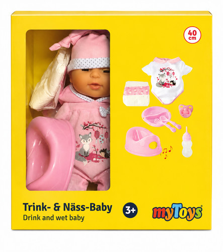 Babypuppe trink näss - babypuppe, &