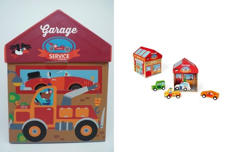 Spielzeugkiste garage 1 - spielzeugkiste, in