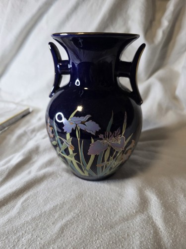 Kobalt blau porzellan vase - kobalt,