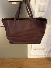 Große Handtasche weinrot, von H&M