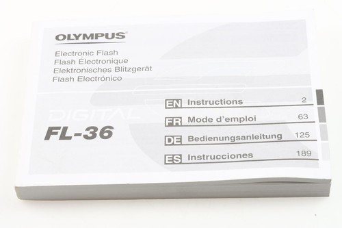 Olympus blitzgerät - fl-36,