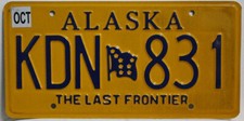 Alaska Nummernschild USA