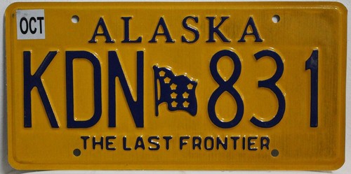 Alaska nummernschild usa - nummernschild,