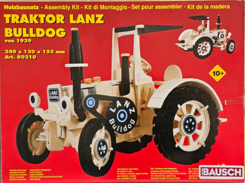 Holzbausatz traktor lanz - holzbausatz,
