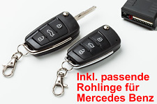ZV77 Klappschlüssel Fernbedienung für Mercedes 190-W201 Einbaufotos Rohlinge
