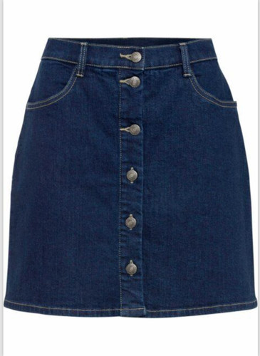 Damen jeansrock blau kurz - damen,