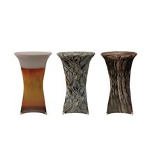 Stehtischhusse mit Motiven Stretch für Bistrotisch mit 4 Fußlaschen elastisch