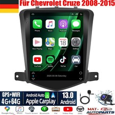 9.7" Android Autoradio Apple Carplay GPS FM BT 64G Für Chevrolet Cruze 2008-2015