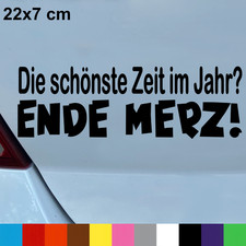 Autoaufkleber ENDE MERZ. Fun
