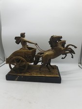 Vintage große Bronze Skulptur von Roberto Montini (1882-1963) H.21